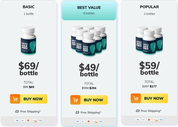 Memo Max Pro Pricing