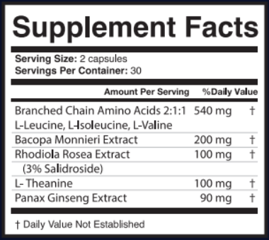 MemoHive Supplement Fact